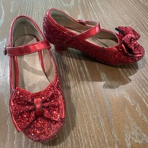 Sparkly Red Kids' Mary Jane Shoes